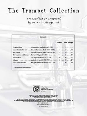 The Trumpet Collection: Compositions and Transcriptions of Bernard Fitzgerald (Trumpet & Piano),Used