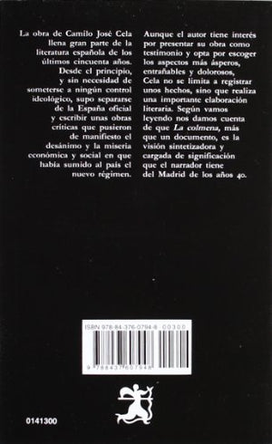La colmena (COLECCION LETRAS HISPANICAS) (Spanish Edition),New