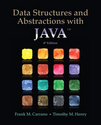 Data Structures And Abstractions With Java (4Th Edition),Used