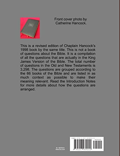 All the Questions in the Bible, KJV,Used