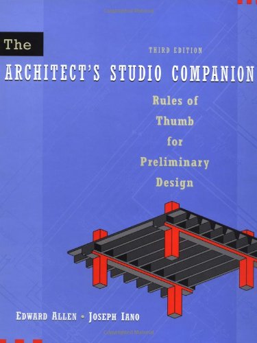 The Architect's Studio Companion, 3rd Edition,Used