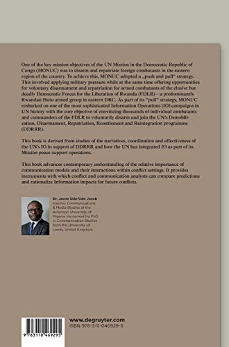 Convincing Rebel Fighters to Disarm: UN Information Operations in the Democratic Republic of Congo,Used