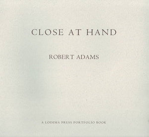 Close at Hand (Portfolio Book),New