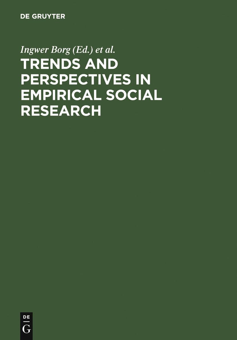 Trends And Perspectives In Empirical Social Research,Used
