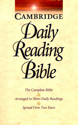 NRSV Cambridge Daily Reading Bible,Used