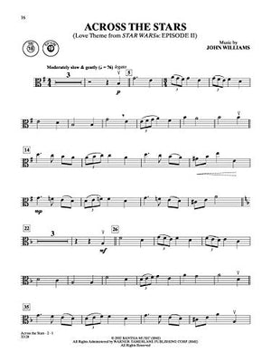 Star Wars Instrumental Solos for Strings (Movies IVI): Viola, Book & Online Audio/Software (Pop Instrumental Solos Series),Used