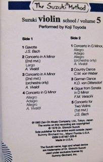 Suzuki Violin School, Vol. 5 (Suzuki Method Core Materials),New