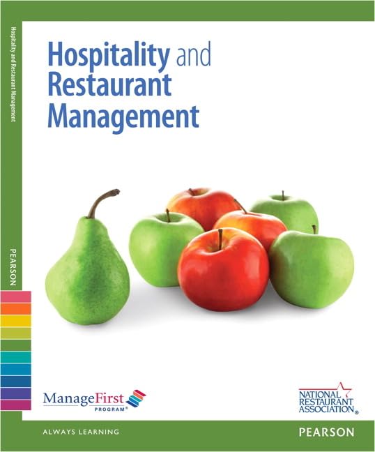 ManageFirst: Hospitality and Restaurant Management with Online Exam Voucher,Used