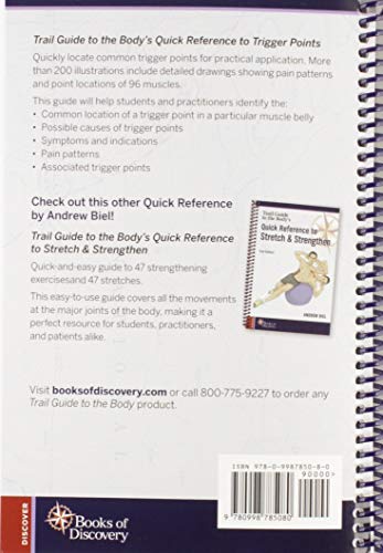 Trail Guide to the Body's Quick Reference to Trigger Points,New