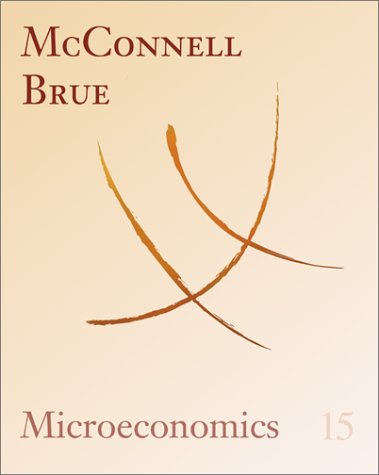 Microeconomics: Principles, Problems, And Policies,New