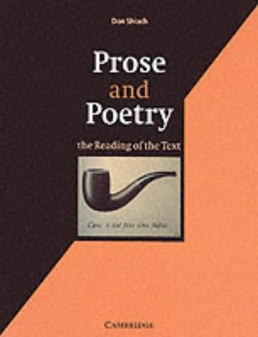 Prose and Poetry: The Reading of the Text,Used