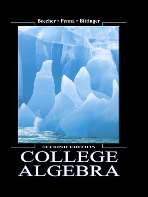 College Algebra (2nd Edition),Used