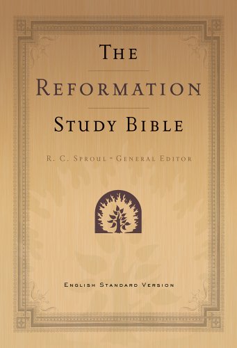Reformation Study Bibleesv (Black),New