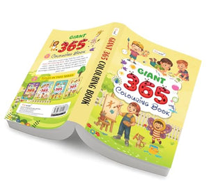 Giant - 365 Colouring Book :- Toddler Fun Colouring Book, Cognitive Development Colouring Book, Kids Doodle Colouring Book