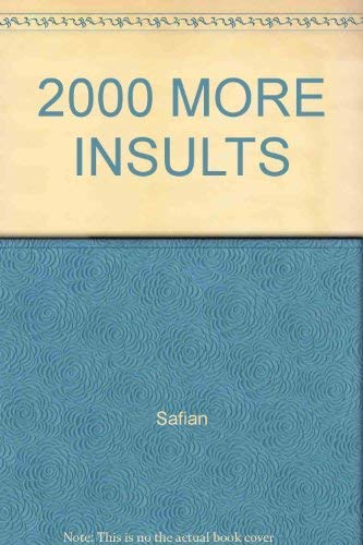2000 MORE INSULTS,Used