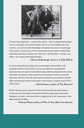 My Lunches With Orson: Conversations Between Henry Jaglom And Orson Welles-new,New
