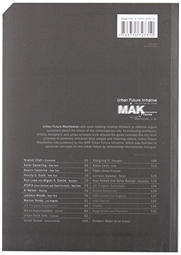 Urban Future Manifestos,Used