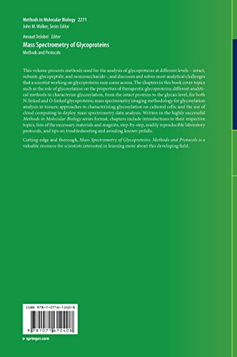 Mass Spectrometry of Glycoproteins: Methods and Protocols (Methods in Molecular Biology, 2271),Used