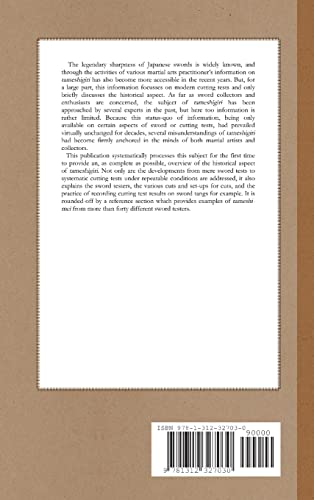 Tameshigiri  The History and Development of Japanese Sword Testing,Used