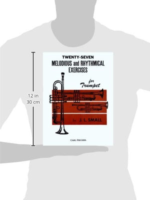 O1834  TwentySeven Melodious and Rhythmical Exercises for Trumpet,Used