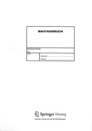 Bautagebuch (German Edition),Used