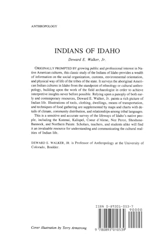 Indians of Idaho (Anthropological Monographs of the University of Idaho),Used