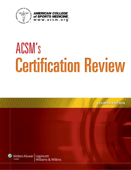 ACSM's Certification Review,Used