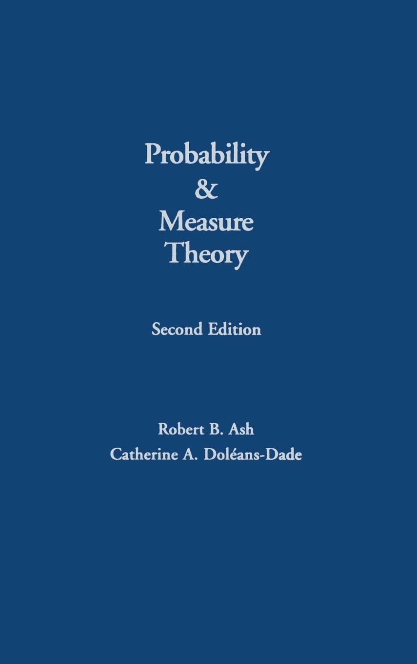 Probability and Measure Theory,Used
