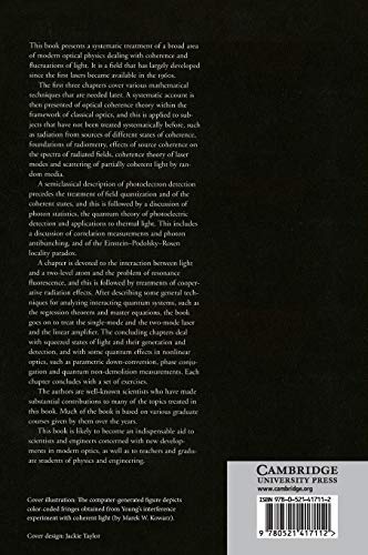 Optical Coherence and Quantum Optics,Used