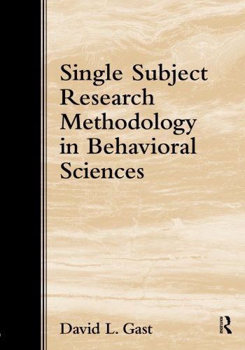 Single Subjects Research Methodology In Behavioural Sciences,Used