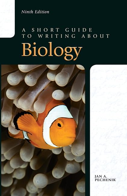 Short Guide to Writing about Biology, A,New
