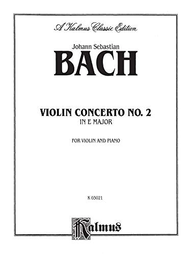 Violin Concerto No. 2 in E Major (Kalmus Edition),Used