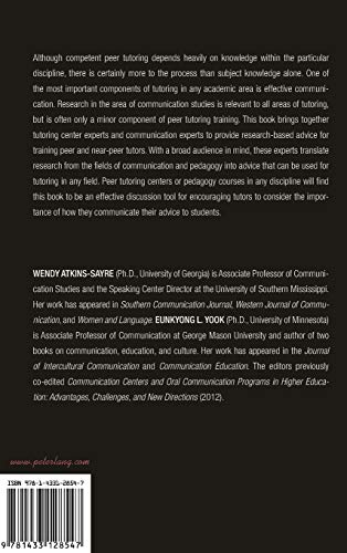 Communicating Advice: Peer Tutoring and Communication Practice,Used