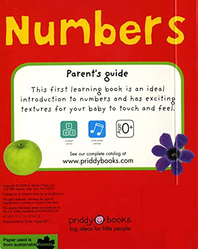 Bright Baby Touch & Feel Numbers (Bright Baby Touch and Feel),Used
