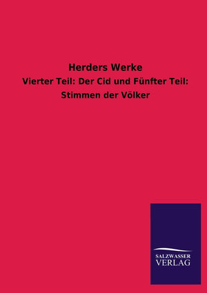 Herders Werke (German Edition),Used