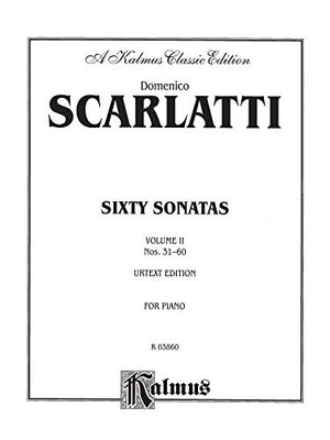 Sixty Sonatas (Urtext), Vol 2: Nos. 3160 (Kalmus Edition, Vol 2),Used