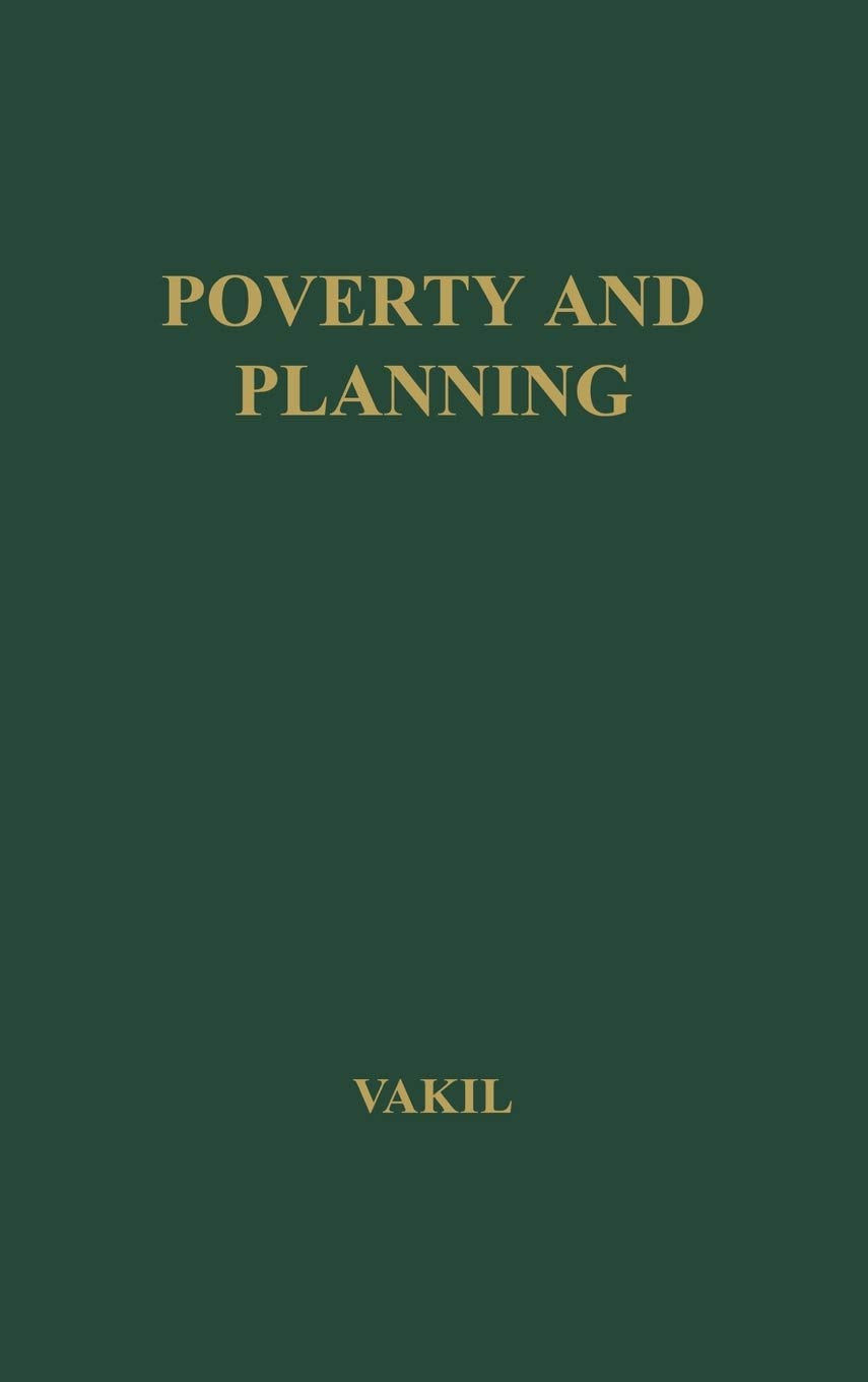 Poverty And Planning,New