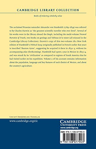 Political Essay on the Kingdom of New Spain (Cambridge Library Collection  Latin American Studies) (Volume 2),Used