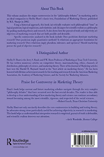 Controversy in Marketing Theory: For Reason, Realism, Truth and Objectivity,Used