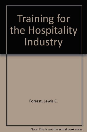 Training for the hospitality industry: Techniques to improve job performance,Used