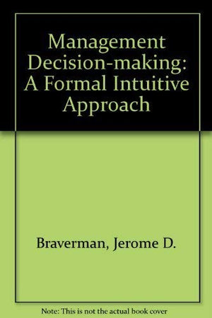 Management decision making: A formal/intuitive approach,Used