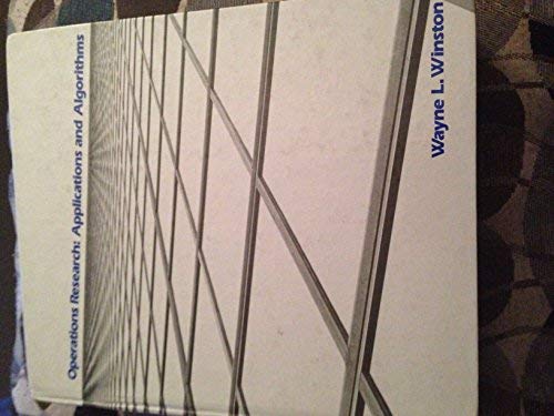 Operations research: Applications and algorithms,Used