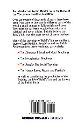 Buddhism and the Baha'i Faith,Used