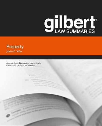 Gilbert Law Summary on Property (Gilbert Law Summaries),New