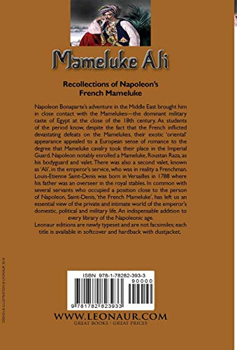 Mameluke AliWith Napoleon from the Tuileries to St. Helena,Used