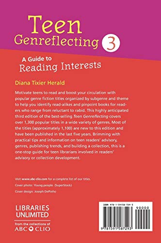 Teen Genreflecting 3: A Guide to Reading Interests (Genreflecting Advisory Series),Used