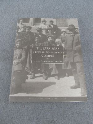 17901890 Federal Population Census,Used