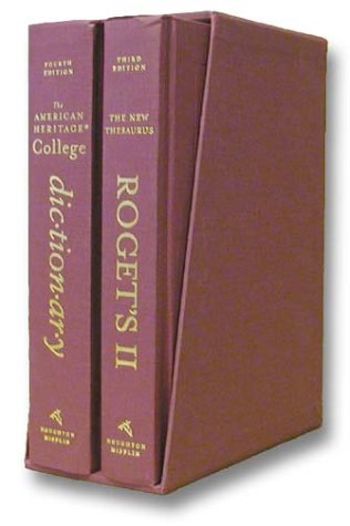 The American Heritage College Dictionary 4th Edition, PLUS Roget's II The New Thesaurus, 3rd Edition,Used