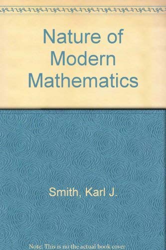 The nature of modern mathematics,Used