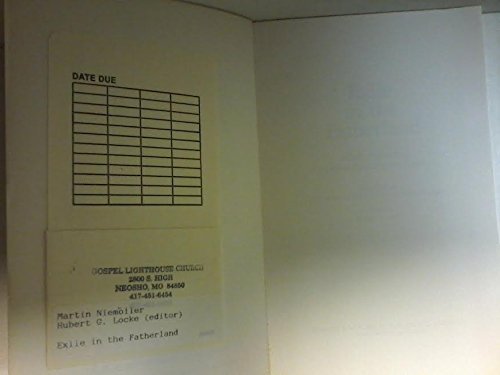 Exile in the Fatherland: Martin Niemller's Letters from Moabit Prison,Used